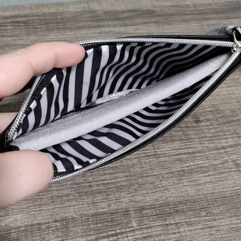 Marc Tetro Boston Terrier Dog Cosmetic Bag Black Makeup‎ Pouch New